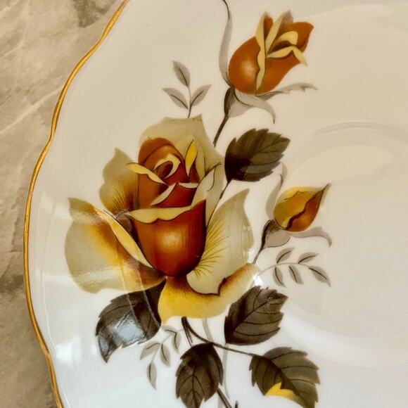 Vintage Teacup/Saucer Yellow Rose Regency English Bone China | Circa 1950 - Picture 8 of 9